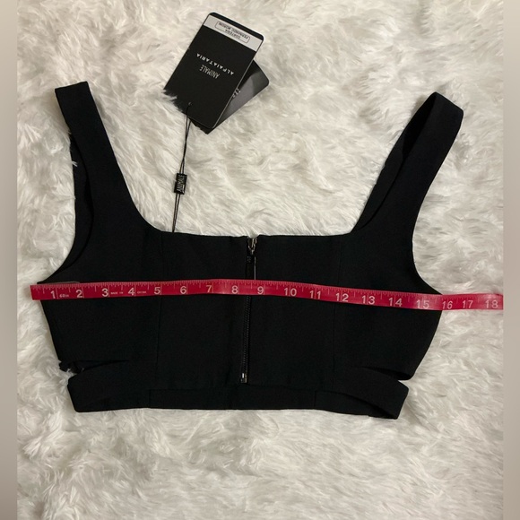 Animale Alfaiataria Black Cropped Top - Size 36 (NEW With Tags!) 🖤✨ - Picture 5 of 7